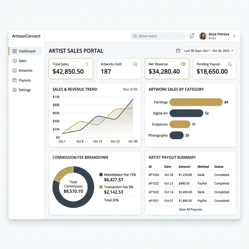 Sales Analytics Screenshot